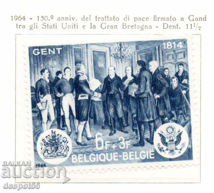 1964. Belgia. 150 de ani de la Tratatul de pace de la Gent.