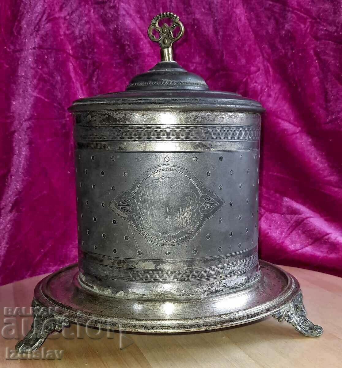 Antique box for biscuits 19 c Antique box for biscuits 19 c