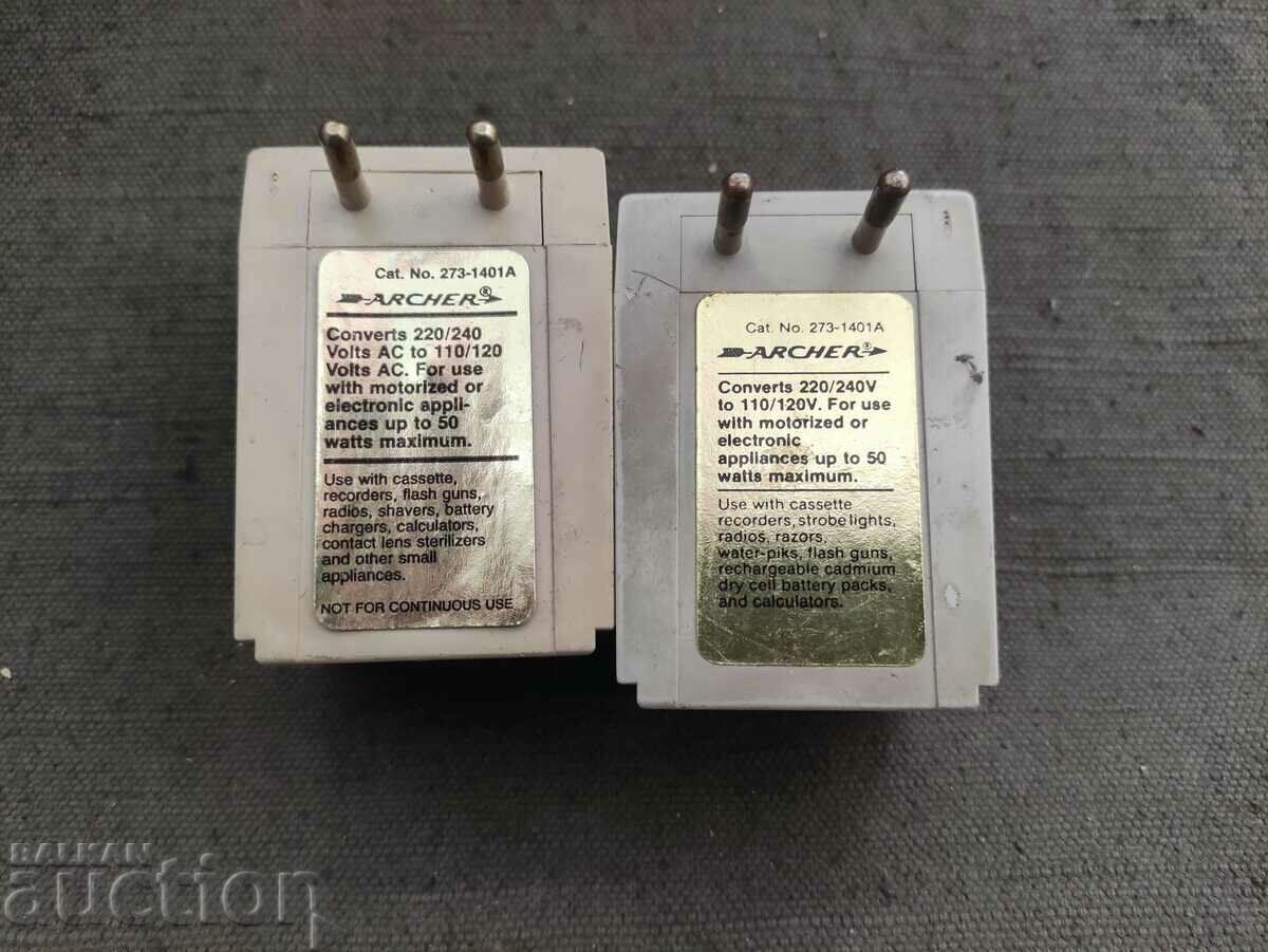 Convertor de putere Archer 220/240 Volți AC - 110/120 AC - 5