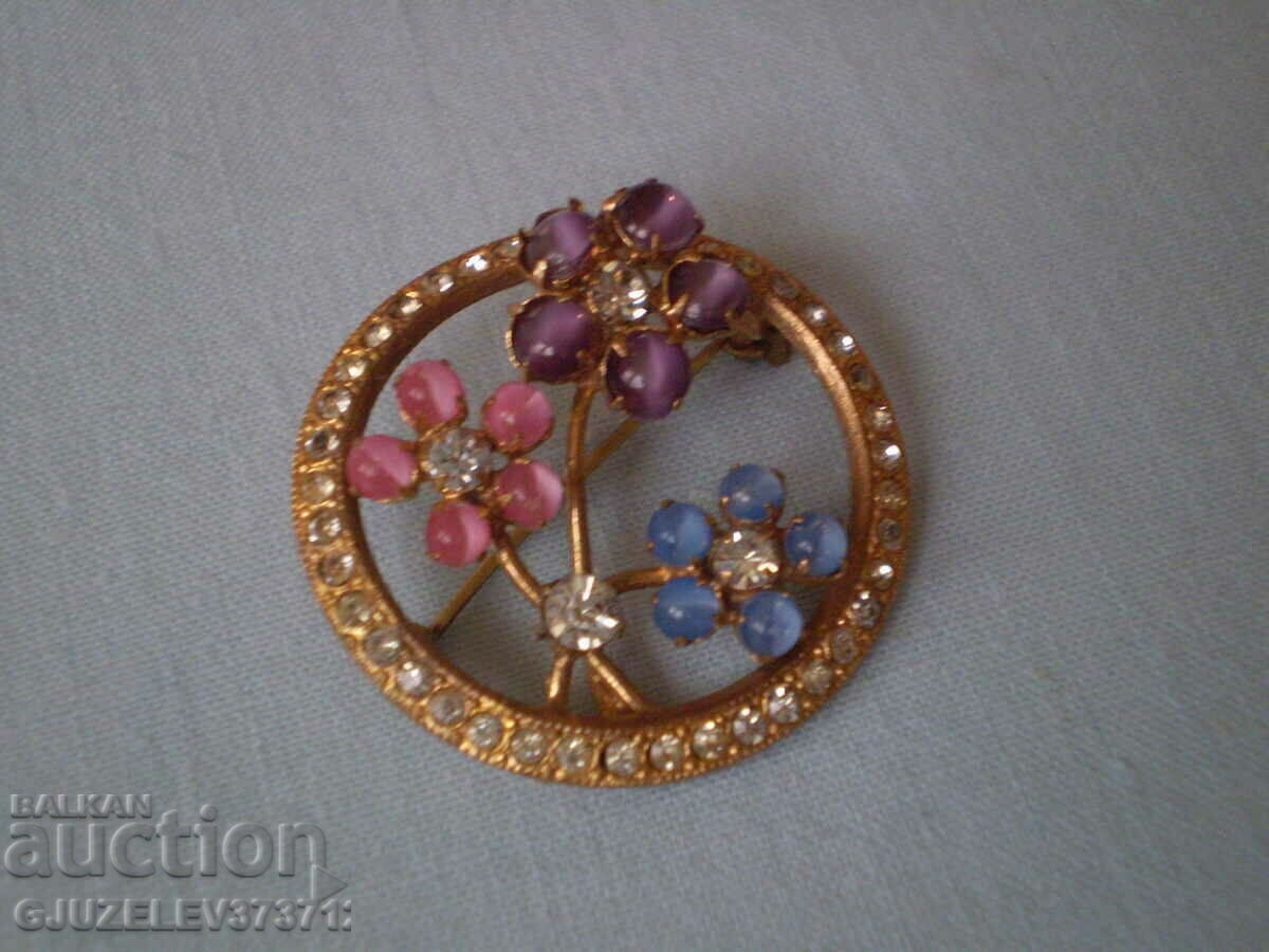 beautiful rare antique flower brooch - 6 beautiful rare antique flower brooch - 6