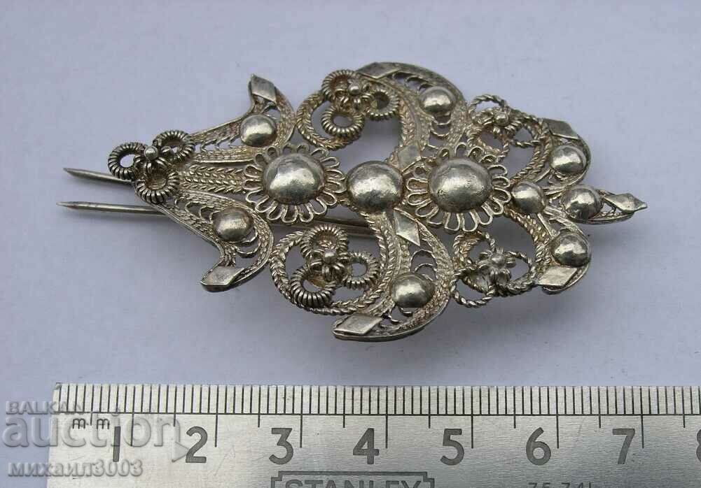 ANTIQUE SILVER FILIGREE BROOCH with price 149.00 BGN | € 76.18 ANTIQUE SILVER FILIGREE BROOCH with price 149.00 BGN | € 76.18