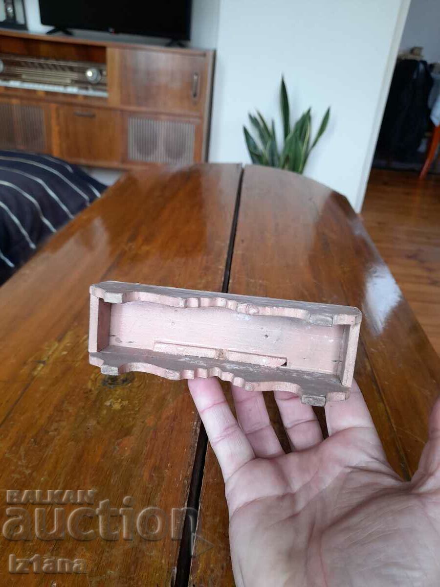 Decor vechi din lemn, raft - 5