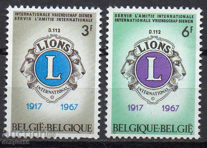 1967. Belgia. Crearea de '50 "Lions Club".