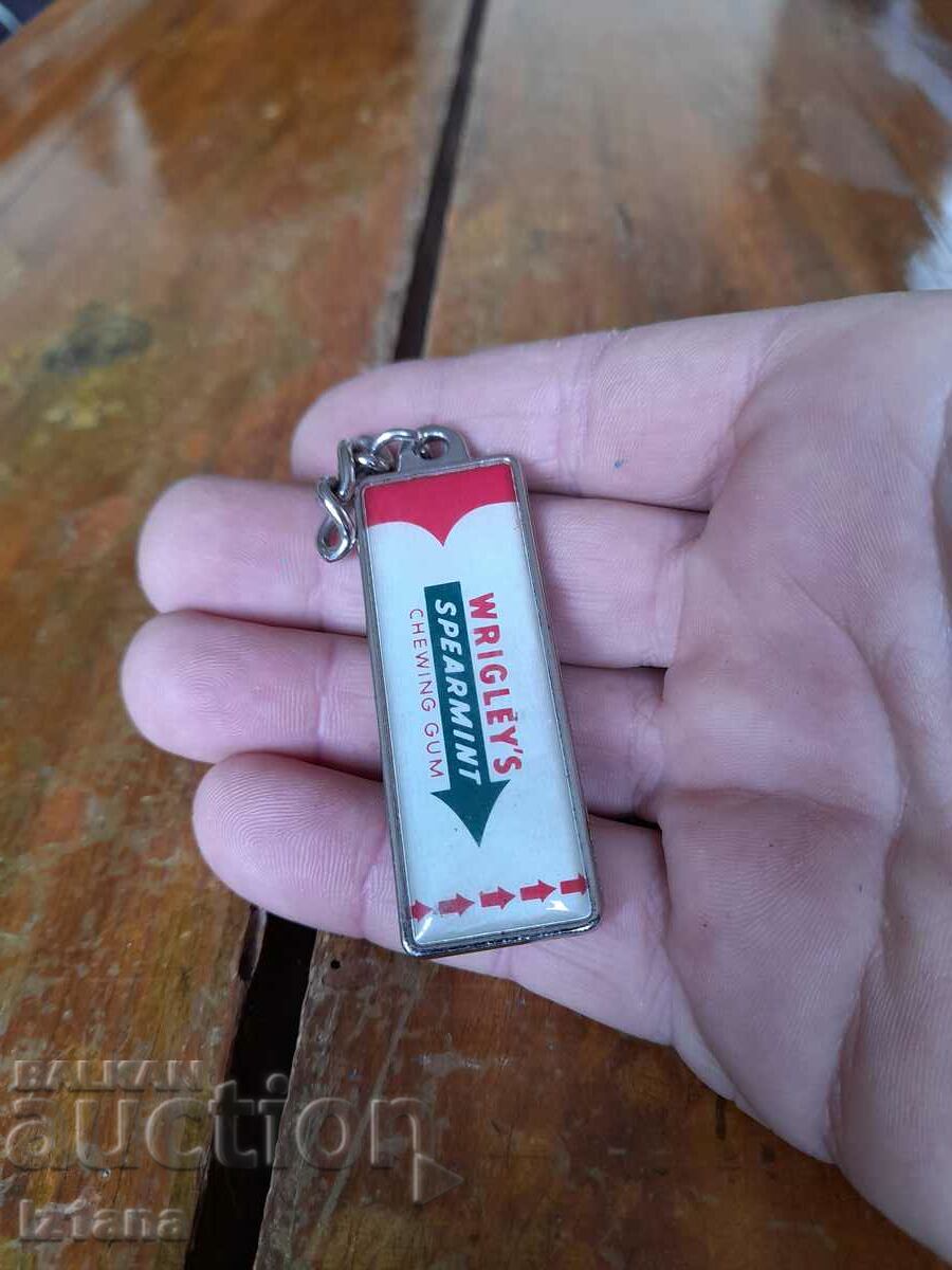 Old Wrigleys keychain with price 15.00 BGN | € 7.67 Old Wrigleys keychain with price 15.00 BGN | € 7.67