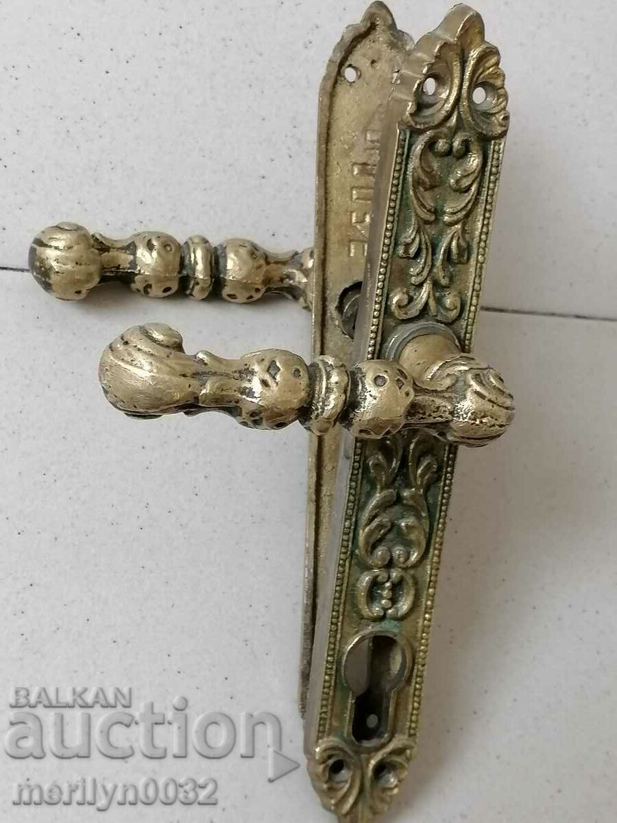 Bronze door hardware with secret key with price 54.00 BGN | € 27.61 Bronze door hardware with secret key with price 54.00 BGN | € 27.61