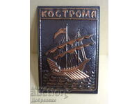 Kostroma copper panel, copper painting