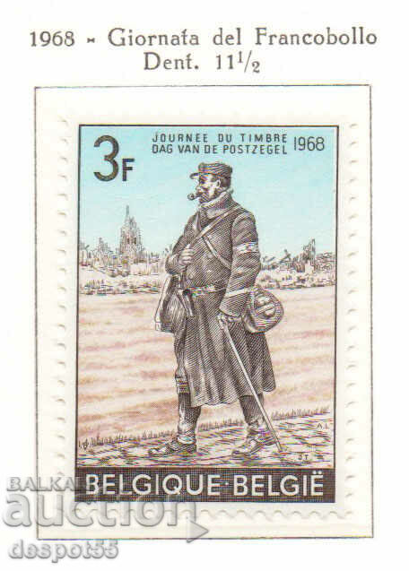 1968. Βέλγιο. Ημέρα σφραγίδα του ταχυδρομείου.