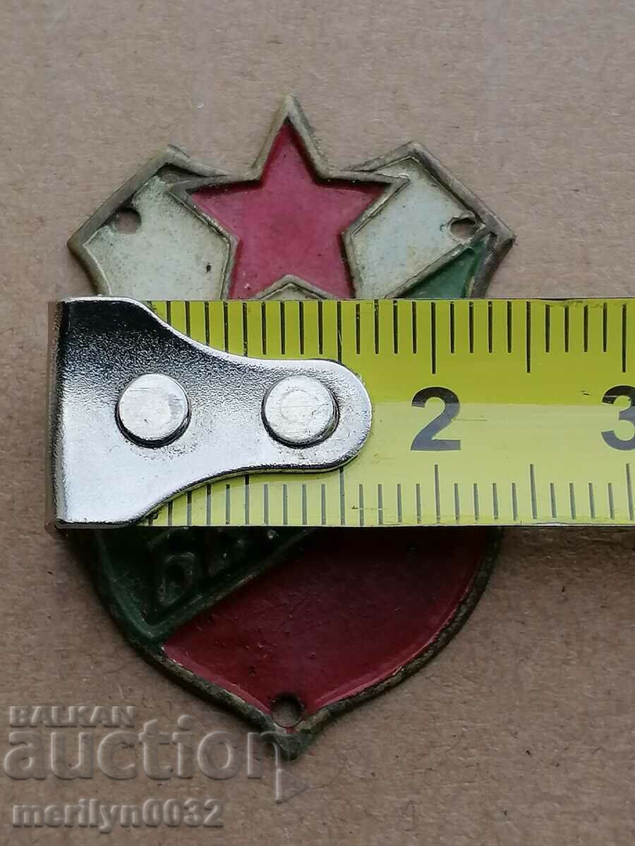 Delivery of Embroidered War Sign Medal Second World WW2