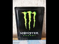 Metal plate Monster Energy Monster energy drink strength