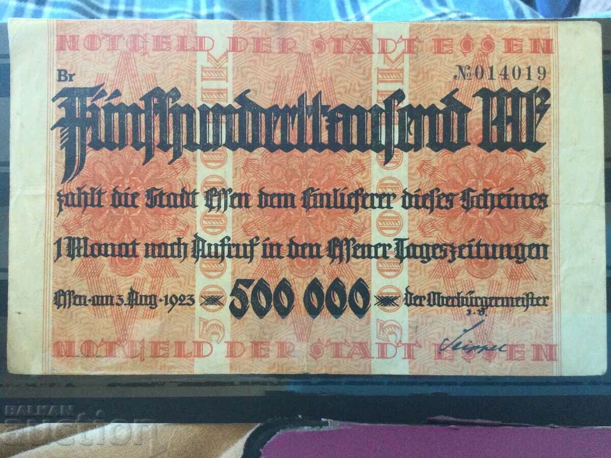 Γερμανία Φθινόπωρο 500000 σήματα 1923