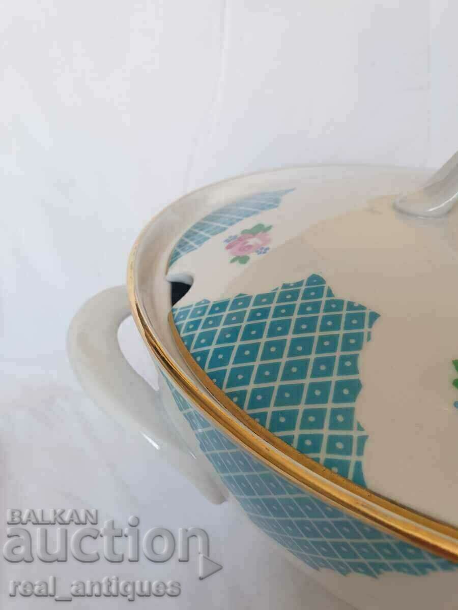 Dulevo porcelain soup bowl with price 39.00 BGN | € 19.94 Dulevo porcelain soup bowl with price 39.00 BGN | € 19.94