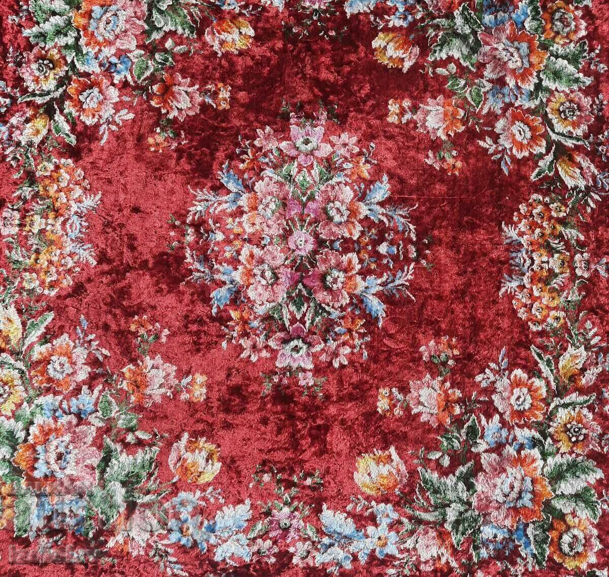 Delivery of Vintage plush tablecloth or wall covering Delivery of Vintage plush tablecloth or wall covering