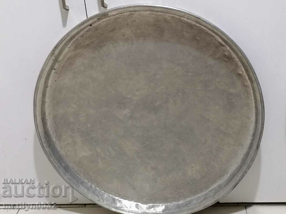 Auction Large Christmas Pie Pan Blue Copper Copper Dish Auction Large Christmas Pie Pan Blue Copper Copper Dish