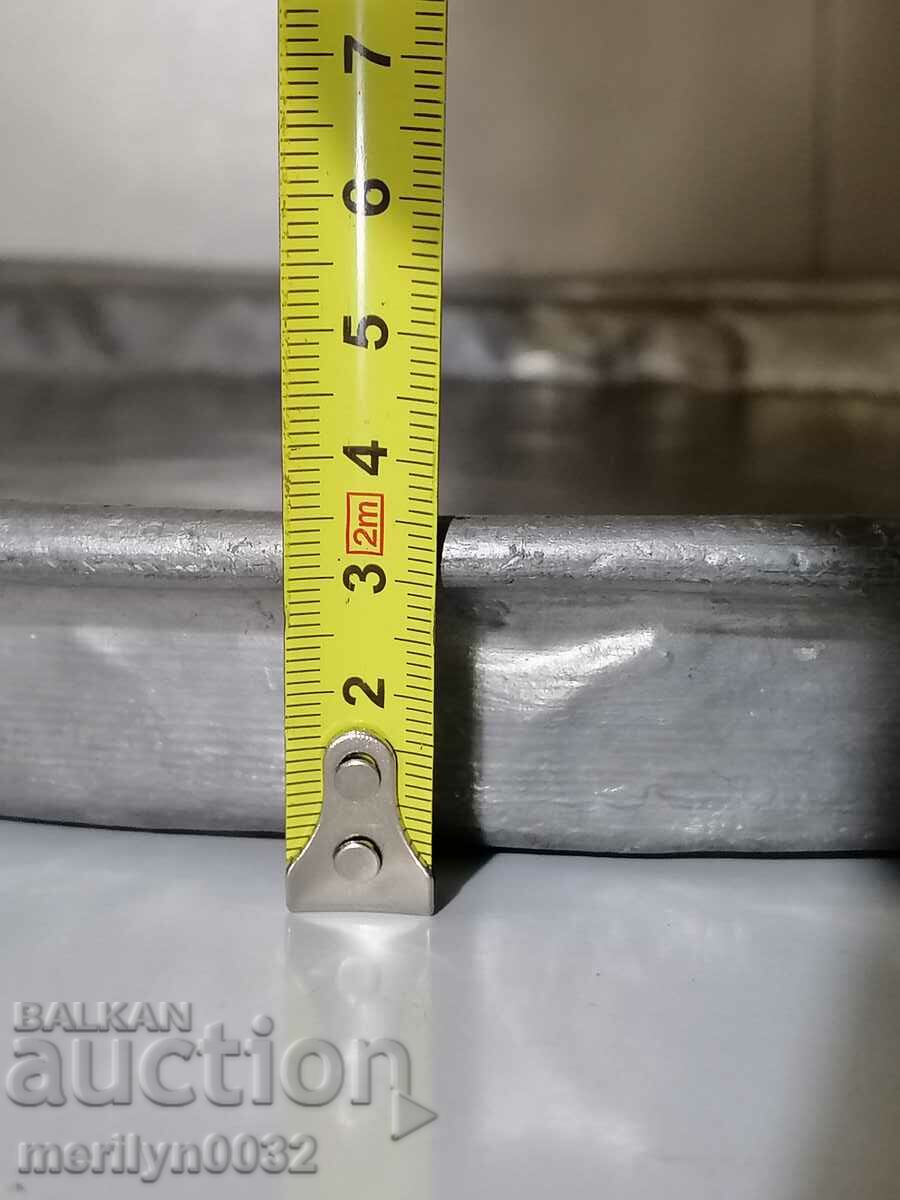 Large Christmas Pie Pan Blue Copper Copper Dish - 7 Large Christmas Pie Pan Blue Copper Copper Dish - 7