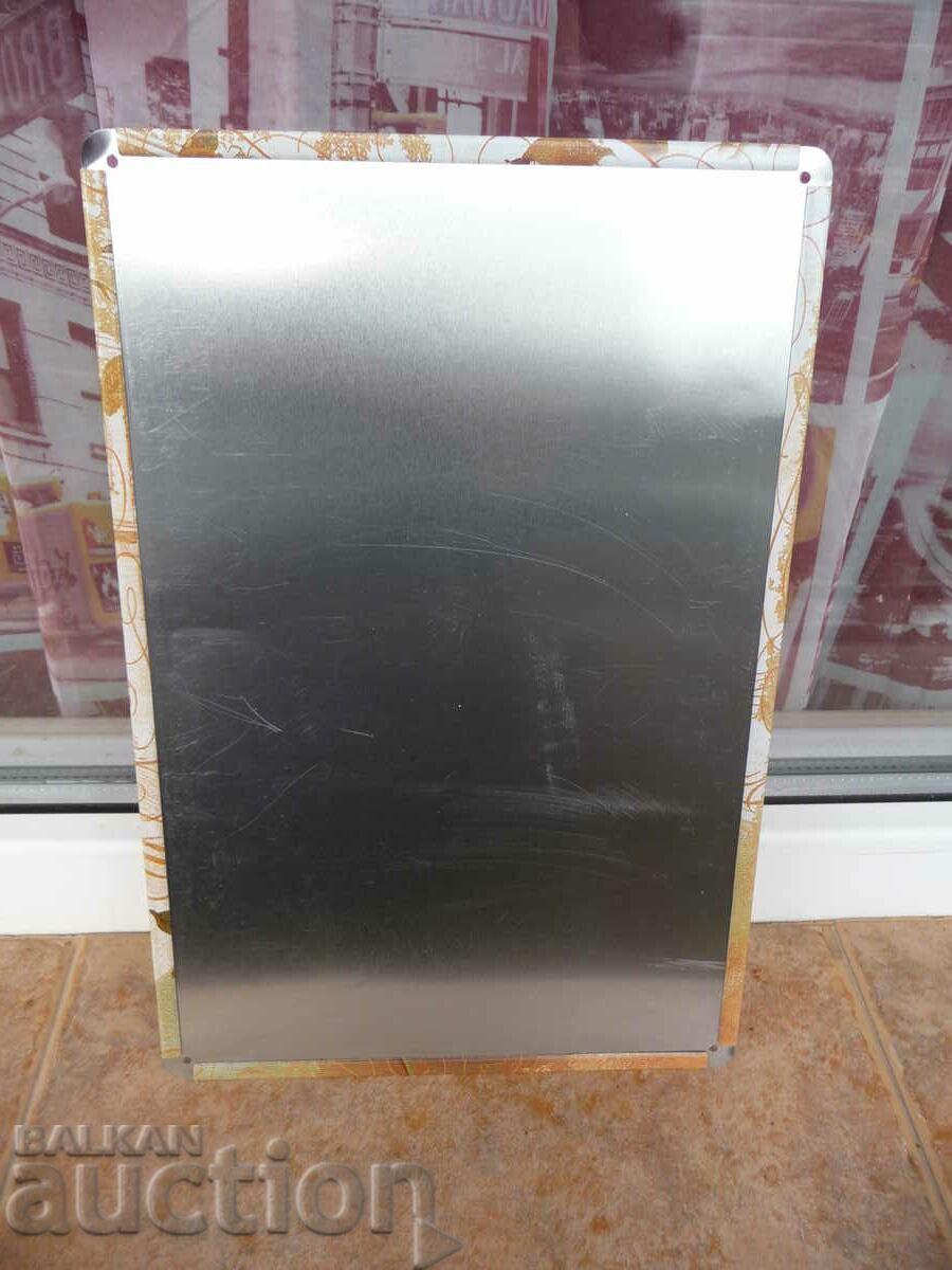 Delivery of Metal plate coffee on the center in Paris croissant beauty terrace Delivery of Metal plate coffee on the center in Paris croissant beauty terrace