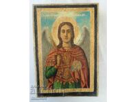 Автентична българска икона Свети архангел Михаил