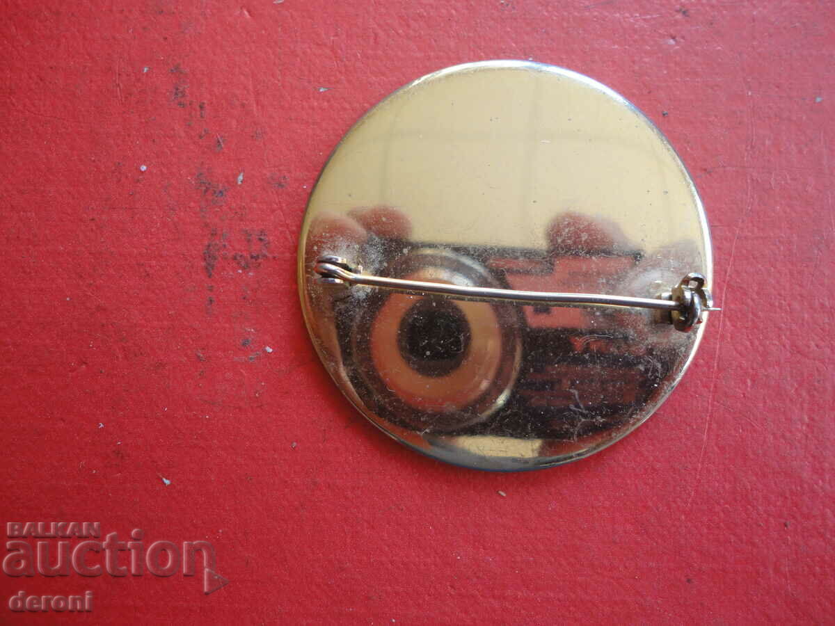 Unique Japanese gold plated brooch signed - 5 Unique Japanese gold plated brooch signed - 5