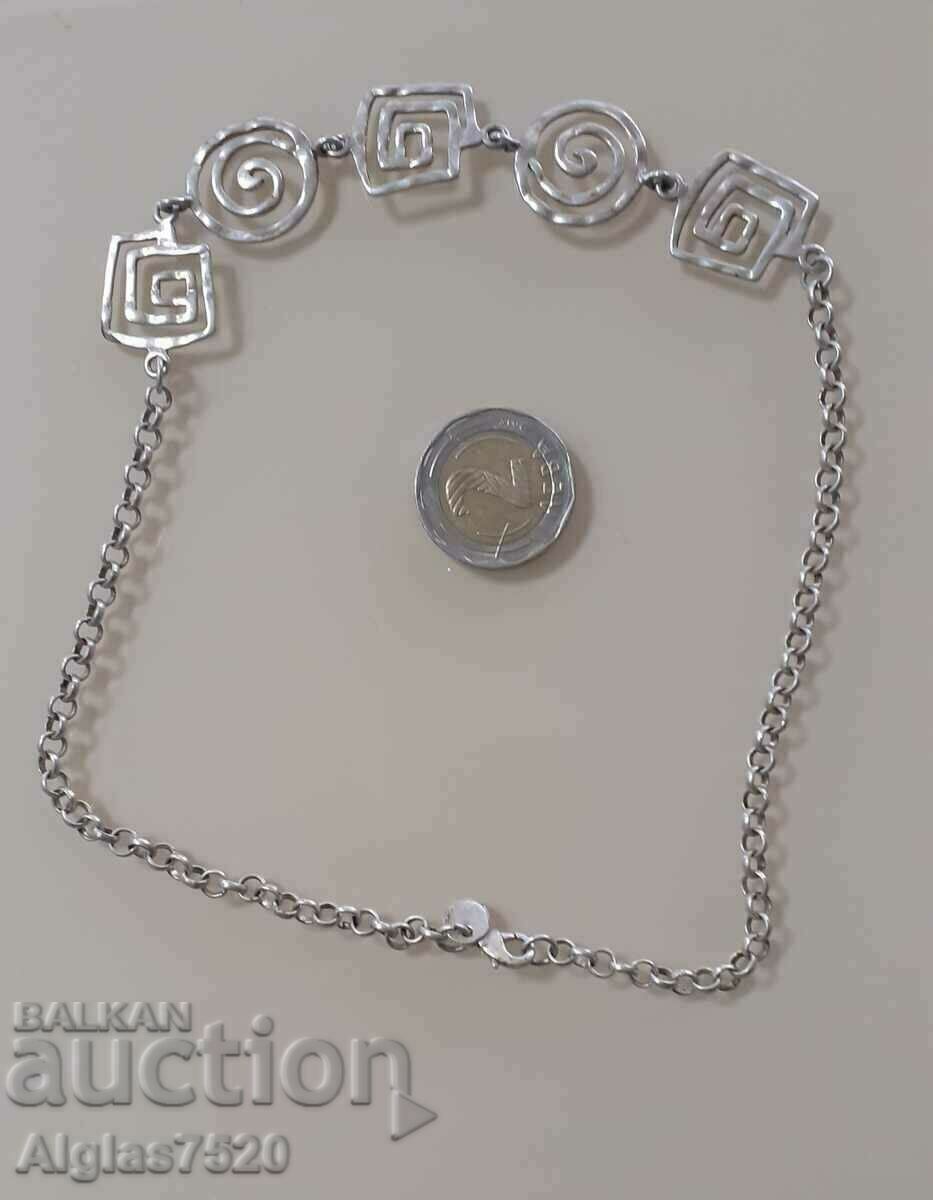 Silver plated necklace/19.66g/ with price 25.00 BGN | € 12.78 Silver plated necklace/19.66g/ with price 25.00 BGN | € 12.78
