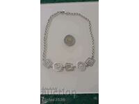 Silver plated necklace/19.66g/