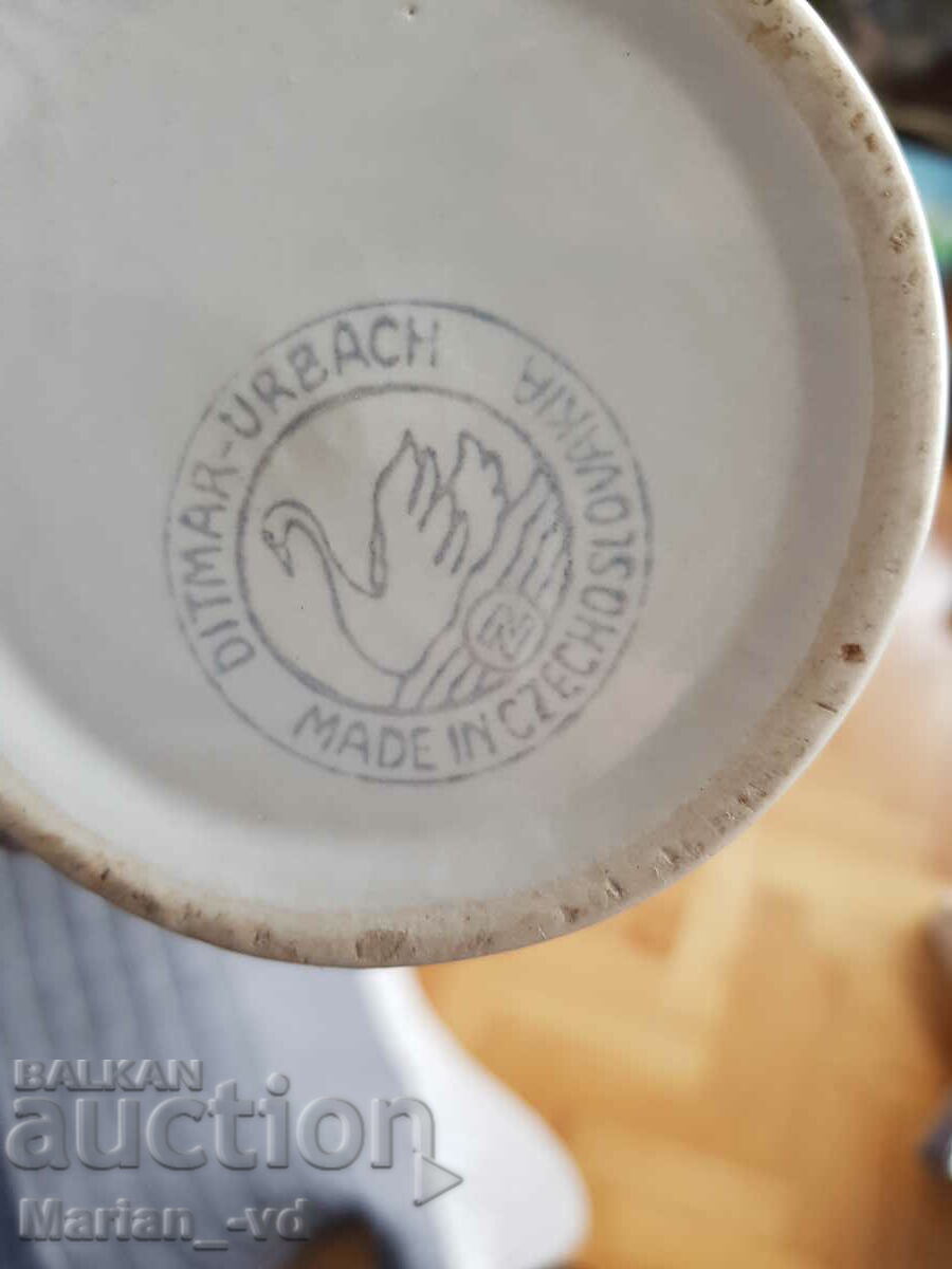 Old porcelain apothecary jar - 7 Old porcelain apothecary jar - 7