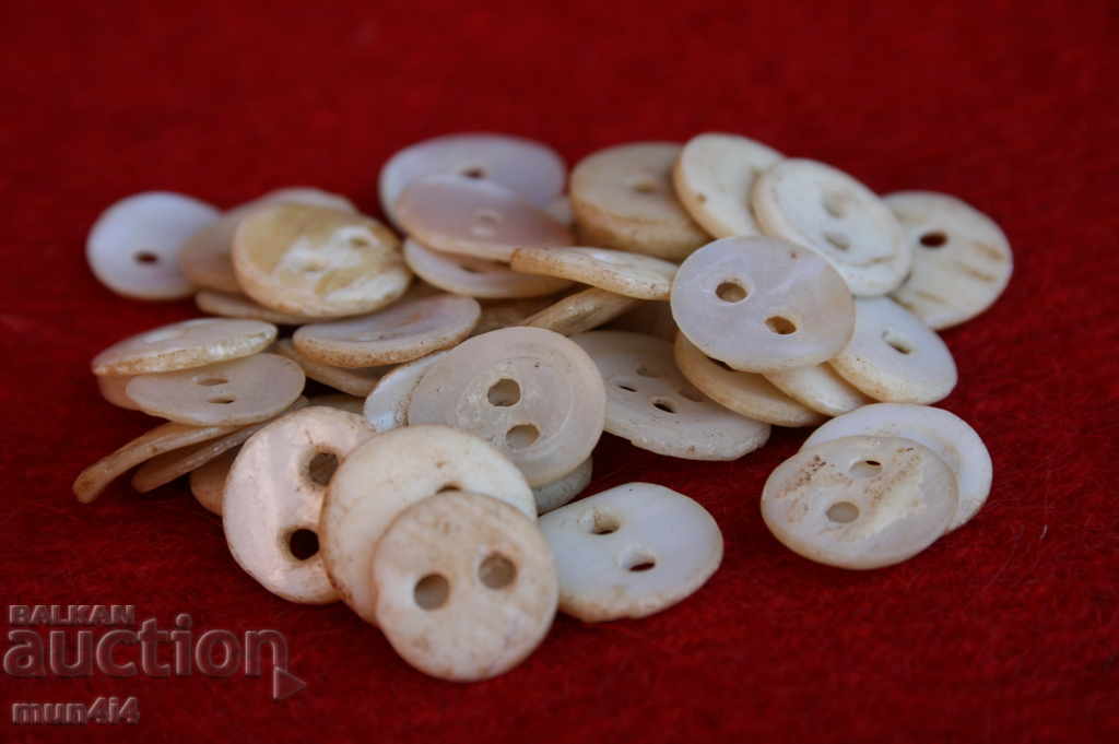 Old Mitchell Buttons for Shirt 45pcs.