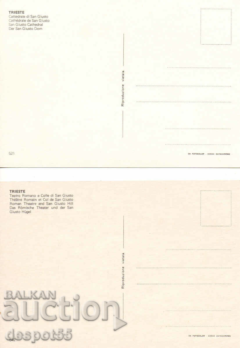 Delivery of Italy. Trieste - landscapes.