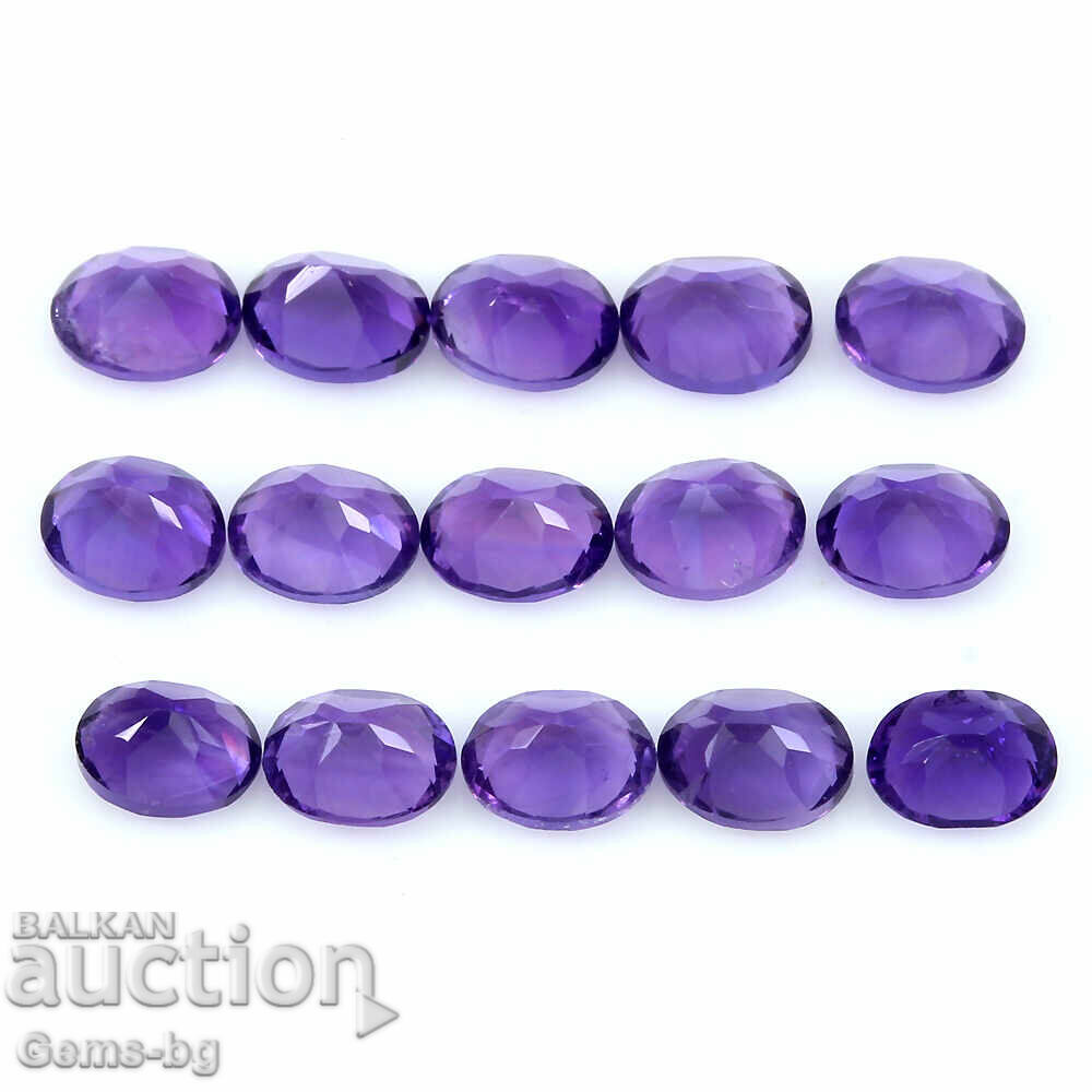 Ametrine natural 5x4 mm - 5 Ametrine natural 5x4 mm - 5