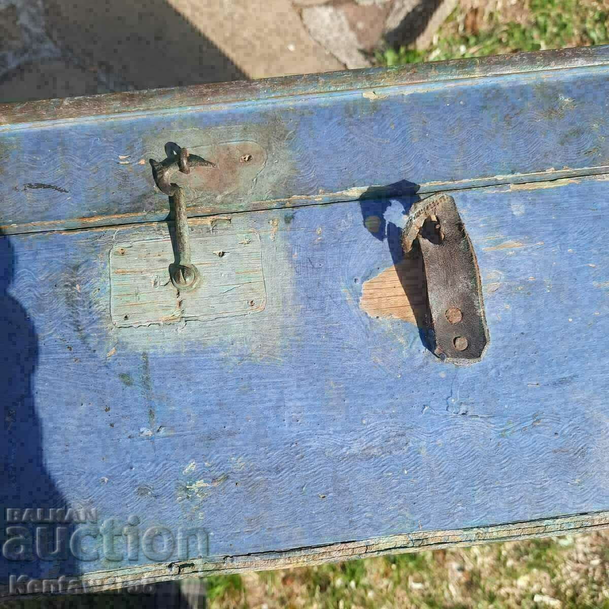 Valisa vintage din lemn. - 5 Valisa vintage din lemn. - 5