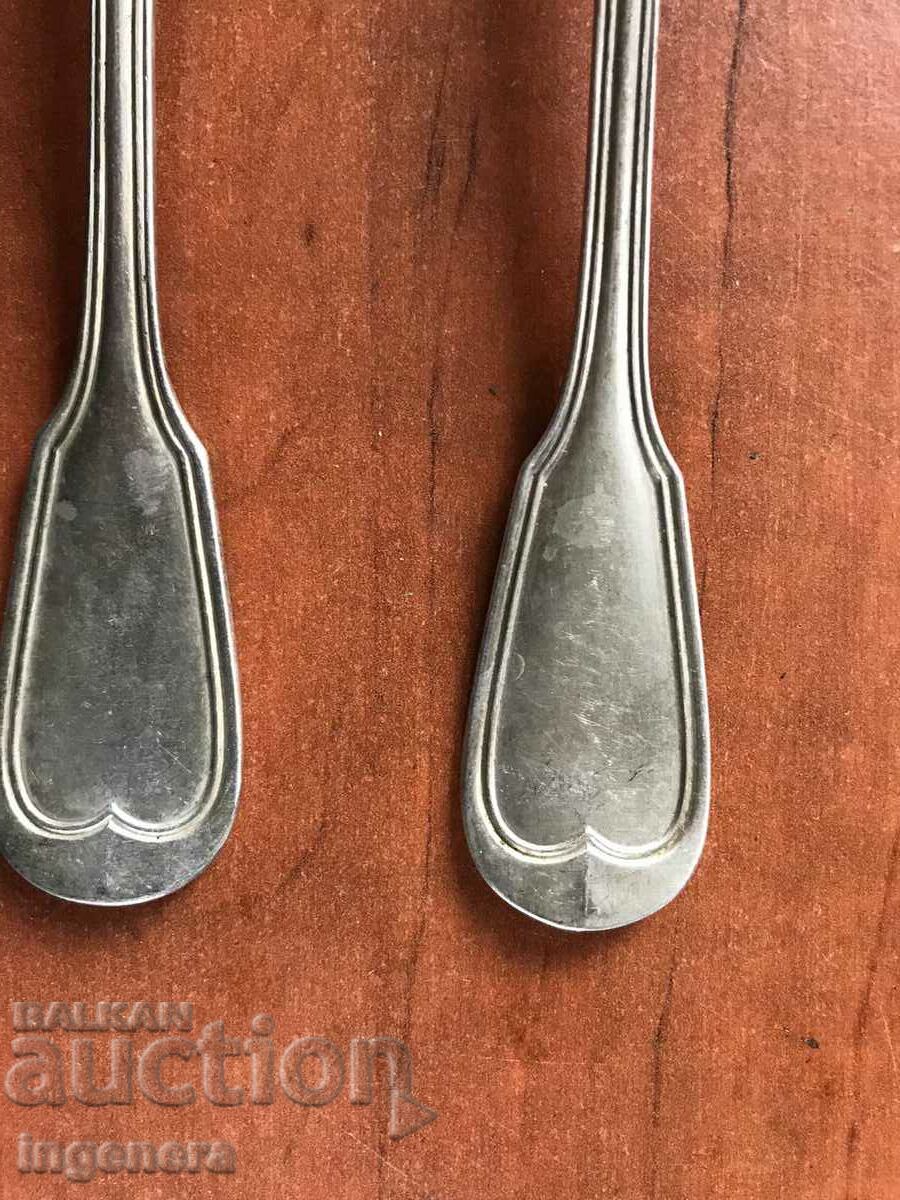 Auction SPOON DEEP SILVER PLATED ANTIQUE-MARKING-CHRISTOFLE-2PCS Auction SPOON DEEP SILVER PLATED ANTIQUE-MARKING-CHRISTOFLE-2PCS