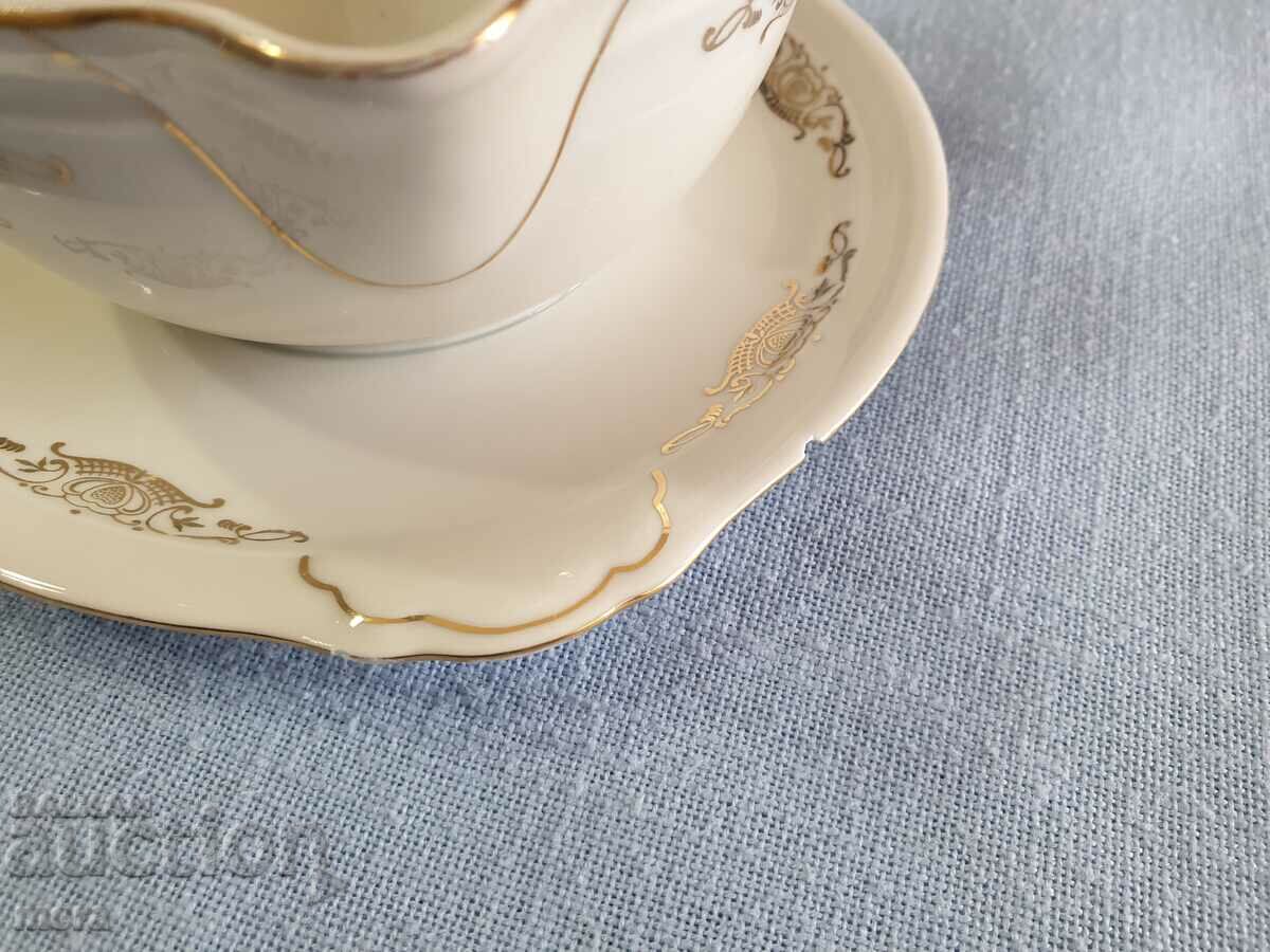 Auction Porcelain saucer 1946-1949 Auction Porcelain saucer 1946-1949