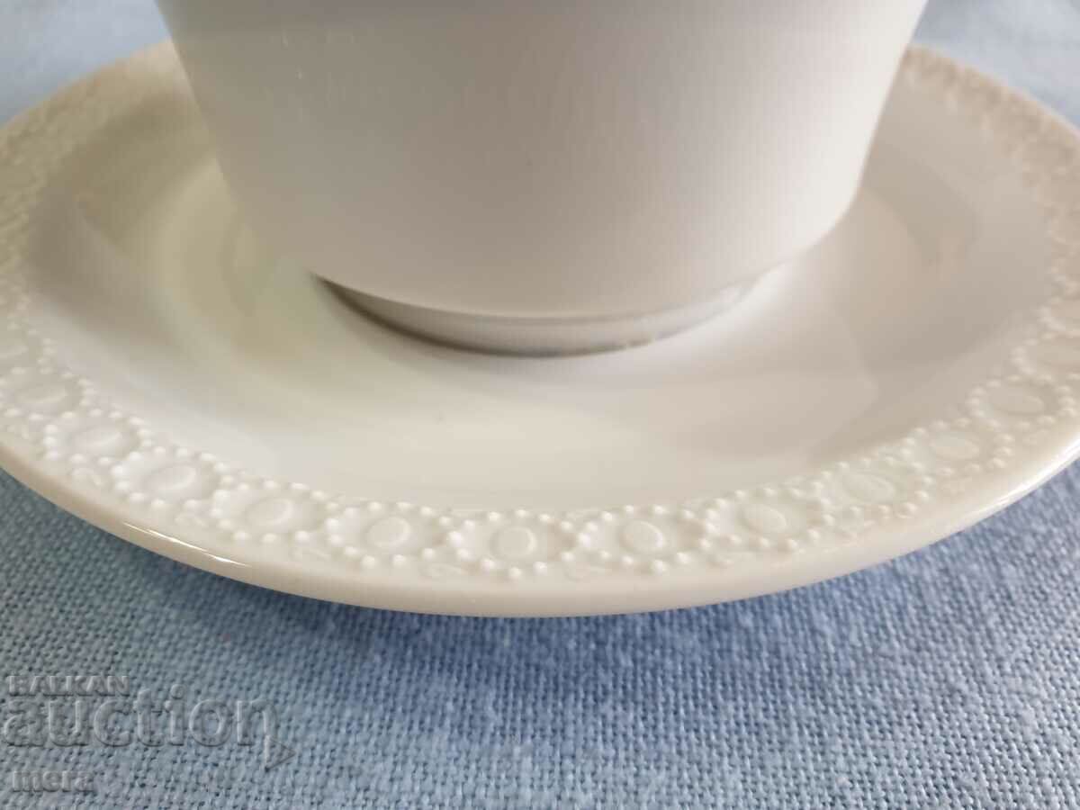 Auction Porcelain saucer 1960-1970 year Auction Porcelain saucer 1960-1970 year