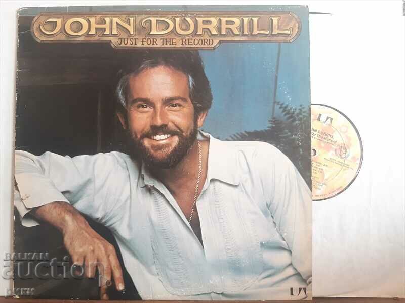 John Durrill ‎– Just For The Record 1978