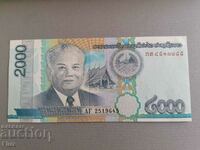 Bancnota - Laos - 2000 kip UNC | 2011