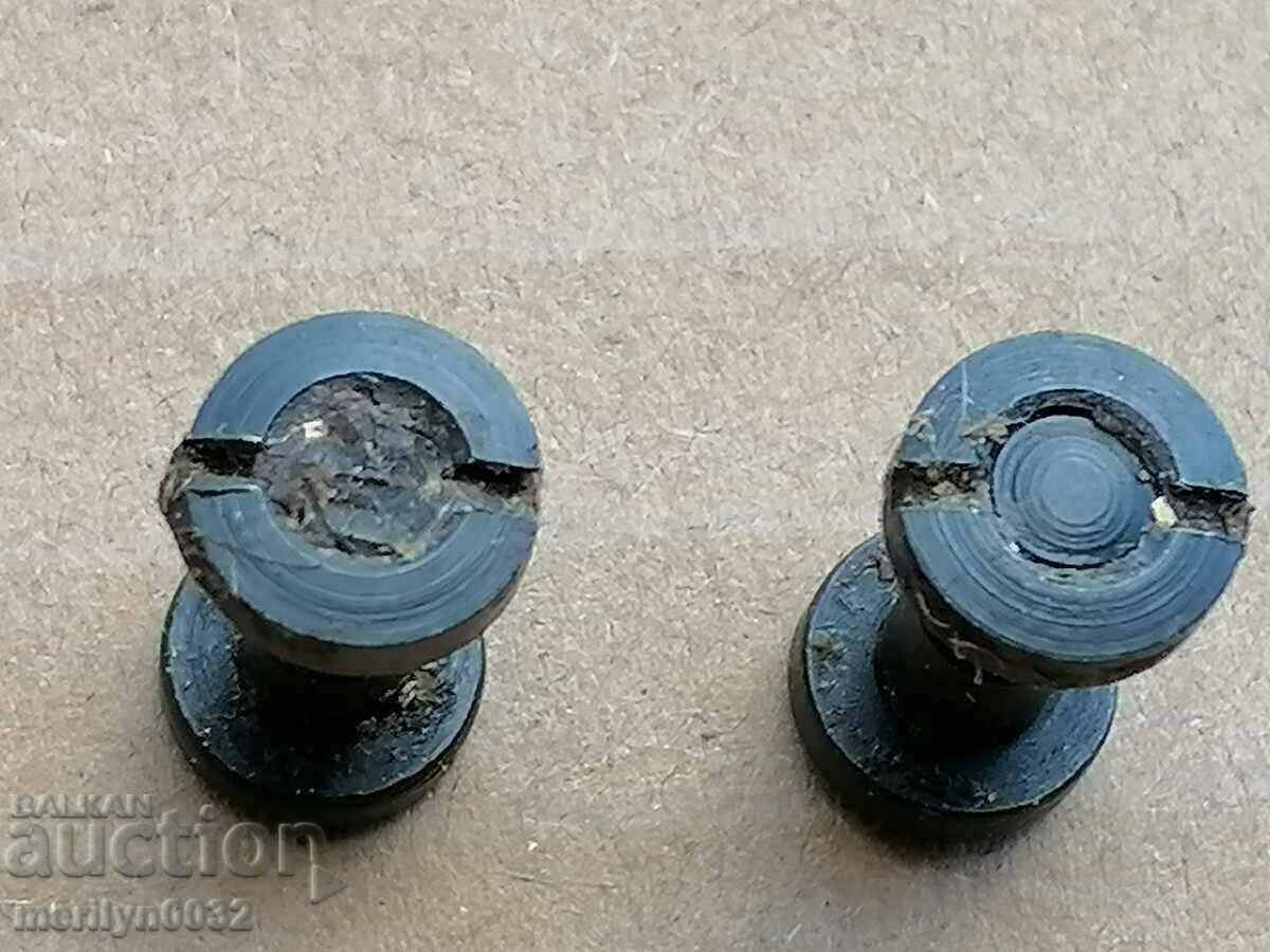 Auction Part, detail for bayonet knife of AK-47 2 pieces of bolt for the cleavers Auction Part, detail for bayonet knife of AK-47 2 pieces of bolt for the cleavers