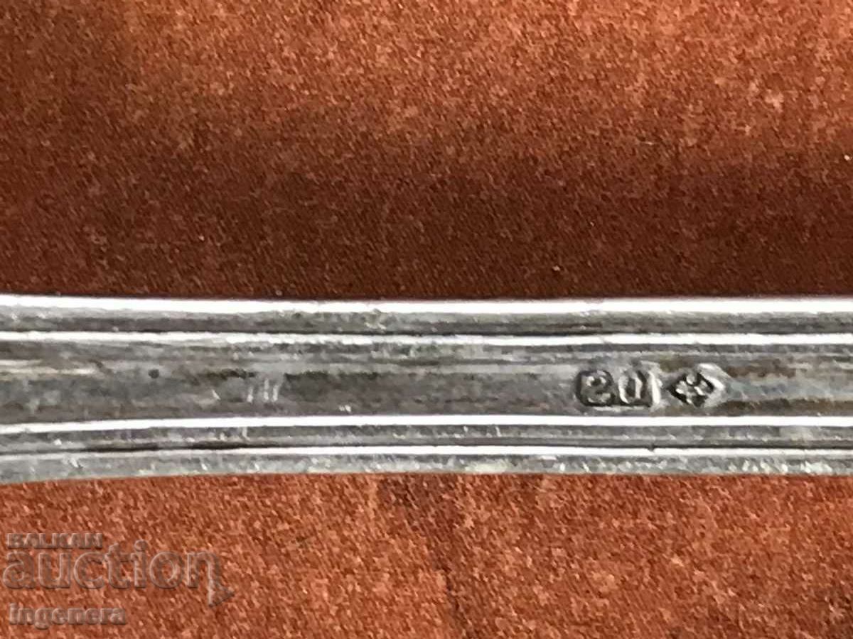 FORK MASSIVE SILVER PLATED SILVER MARKING-2 PCS - 5 FORK MASSIVE SILVER PLATED SILVER MARKING-2 PCS - 5