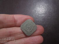1933 Netherlands 5 cents