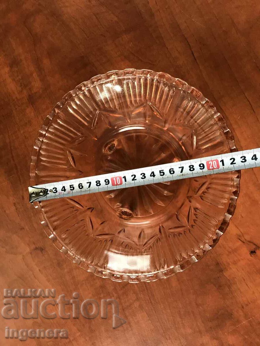 FRUCTIERA SALATIERA THICK COLORED EMBOSSED GLASS with price 26.00 BGN | € 13.29 FRUCTIERA SALATIERA THICK COLORED EMBOSSED GLASS with price 26.00 BGN | € 13.29