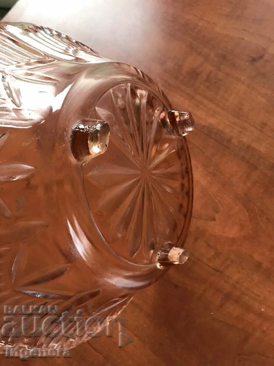 FRUCTIERA SALATIERA THICK COLORED EMBOSSED GLASS - 5 FRUCTIERA SALATIERA THICK COLORED EMBOSSED GLASS - 5