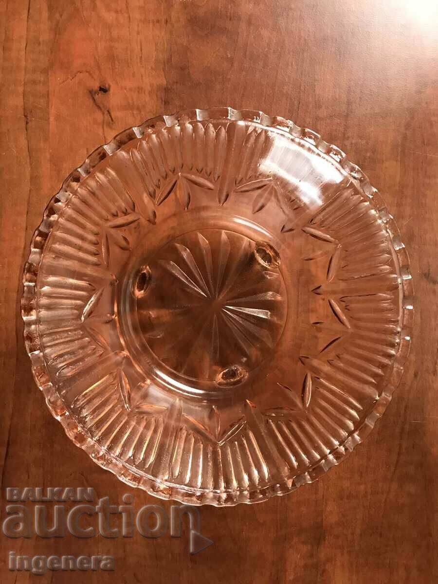 FRUCTIERA SALATIERA THICK COLORED EMBOSSED GLASS - 6 FRUCTIERA SALATIERA THICK COLORED EMBOSSED GLASS - 6