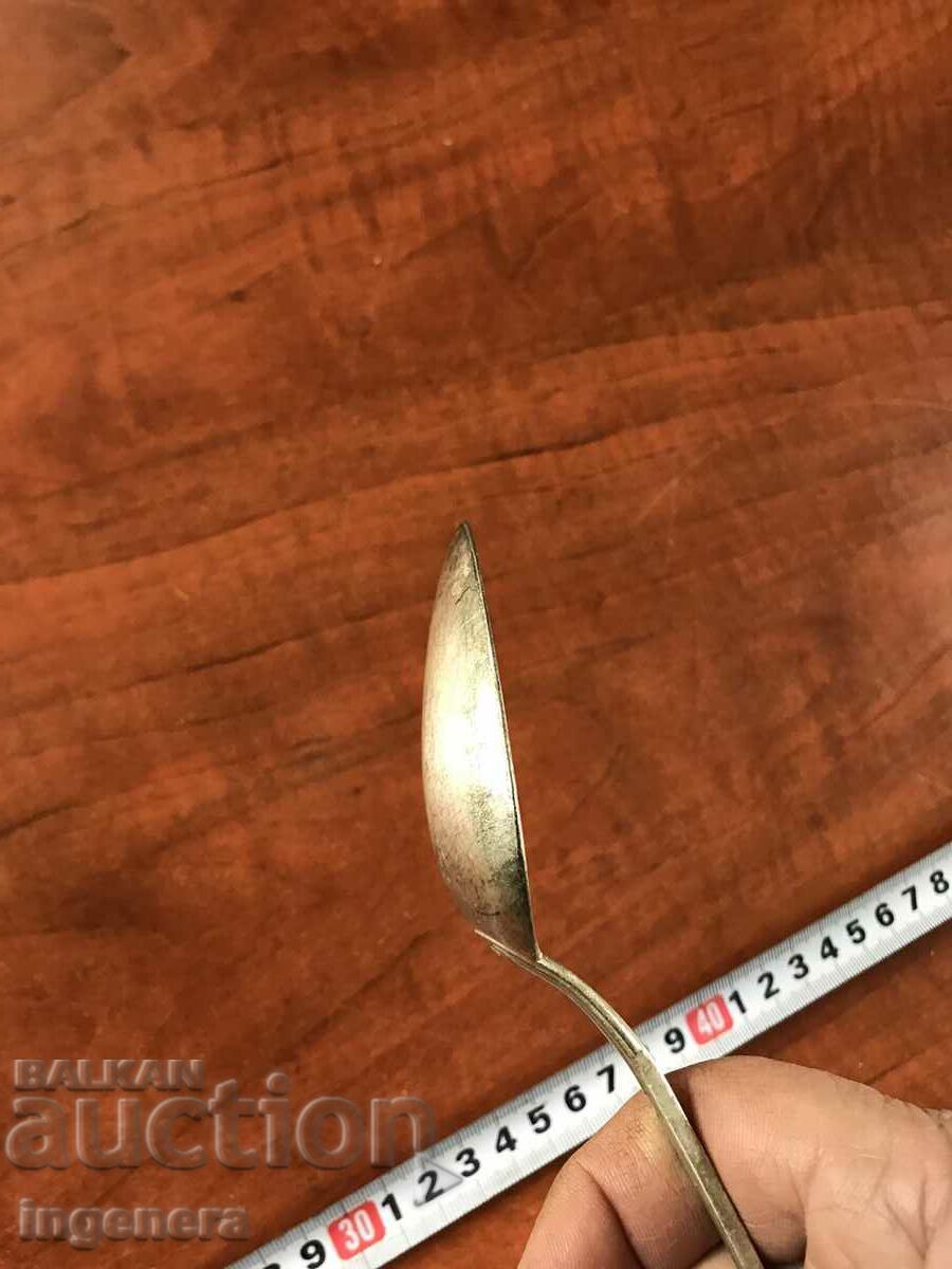 LINGURĂ PLACATĂ ARGINTĂ ANTICHĂ-MARCAT-CRISTOFLE - 5 LINGURĂ PLACATĂ ARGINTĂ ANTICHĂ-MARCAT-CRISTOFLE - 5