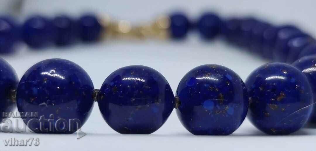Silver necklace-utima edizione with natural lapis lazuli with price 549.99 BGN | € 281.21 Silver necklace-utima edizione with natural lapis lazuli with price 549.99 BGN | € 281.21