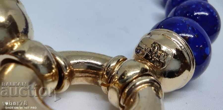 Auction Silver necklace-utima edizione with natural lapis lazuli Auction Silver necklace-utima edizione with natural lapis lazuli