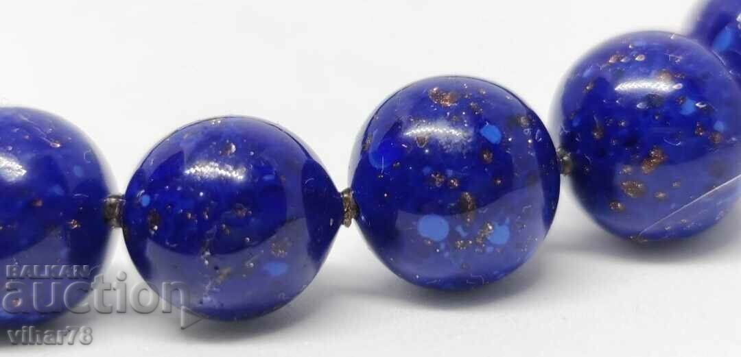 Silver necklace-utima edizione with natural lapis lazuli - 6 Silver necklace-utima edizione with natural lapis lazuli - 6