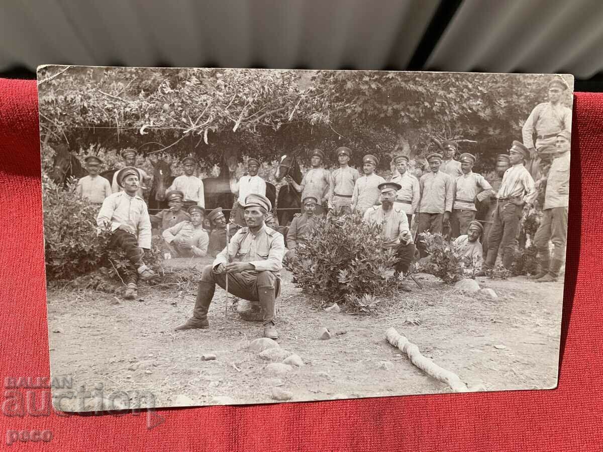 Delivery of Chatalja Bivouac 1912 old photo