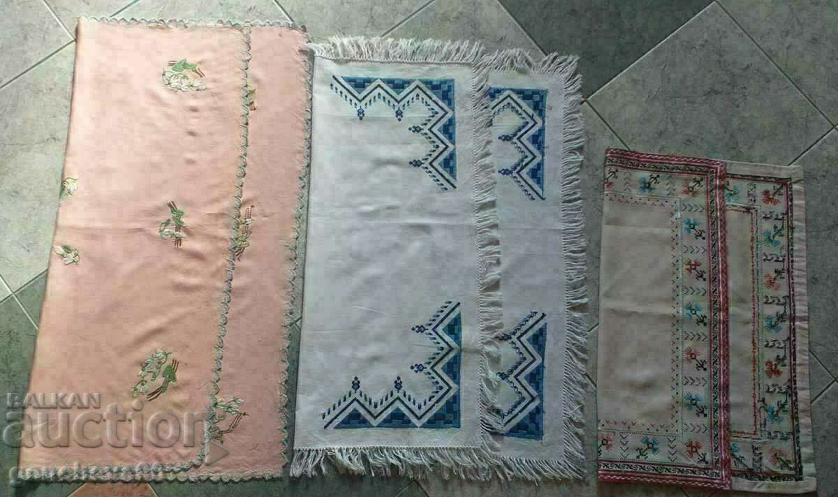 Various vintage check hand embroidery - 7