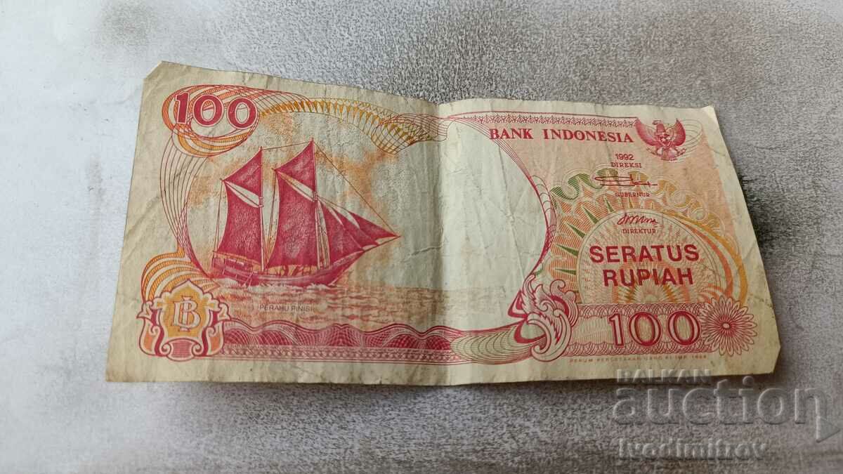 Indonezia 100 rupie 1992