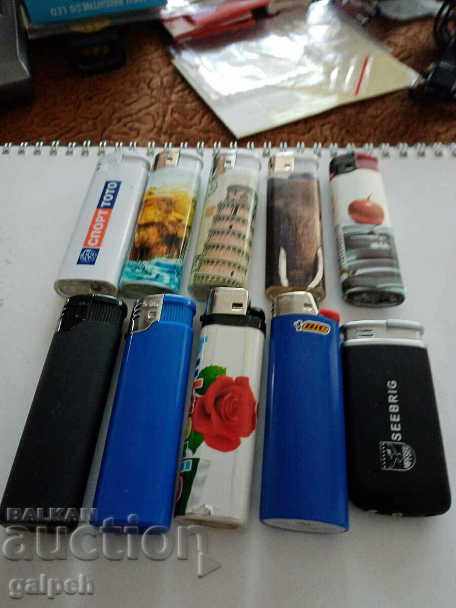 GAS LIGHTERS - 10 pcs. with price 8.00 BGN | € 4.09 GAS LIGHTERS - 10 pcs. with price 8.00 BGN | € 4.09