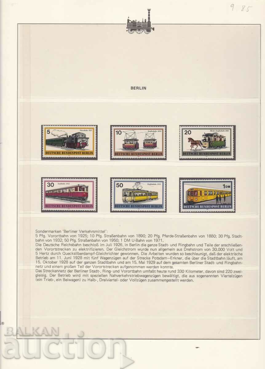 Brands Trains Locomotives Germany Berlin 1971