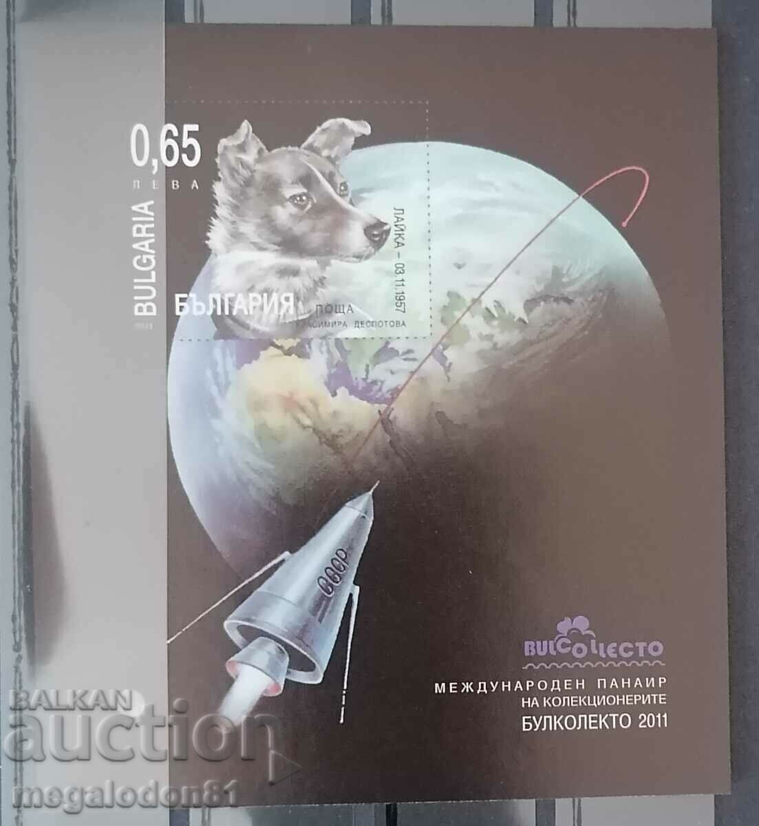 Bulgaria - bl. Câini astronauți, 2011