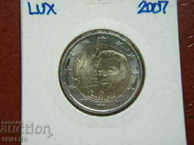 2 euro 2007 Luxembourg "Palatz" - Unc (2 euro) 2 euro 2007 Luxembourg "Palatz" - Unc (2 euro)